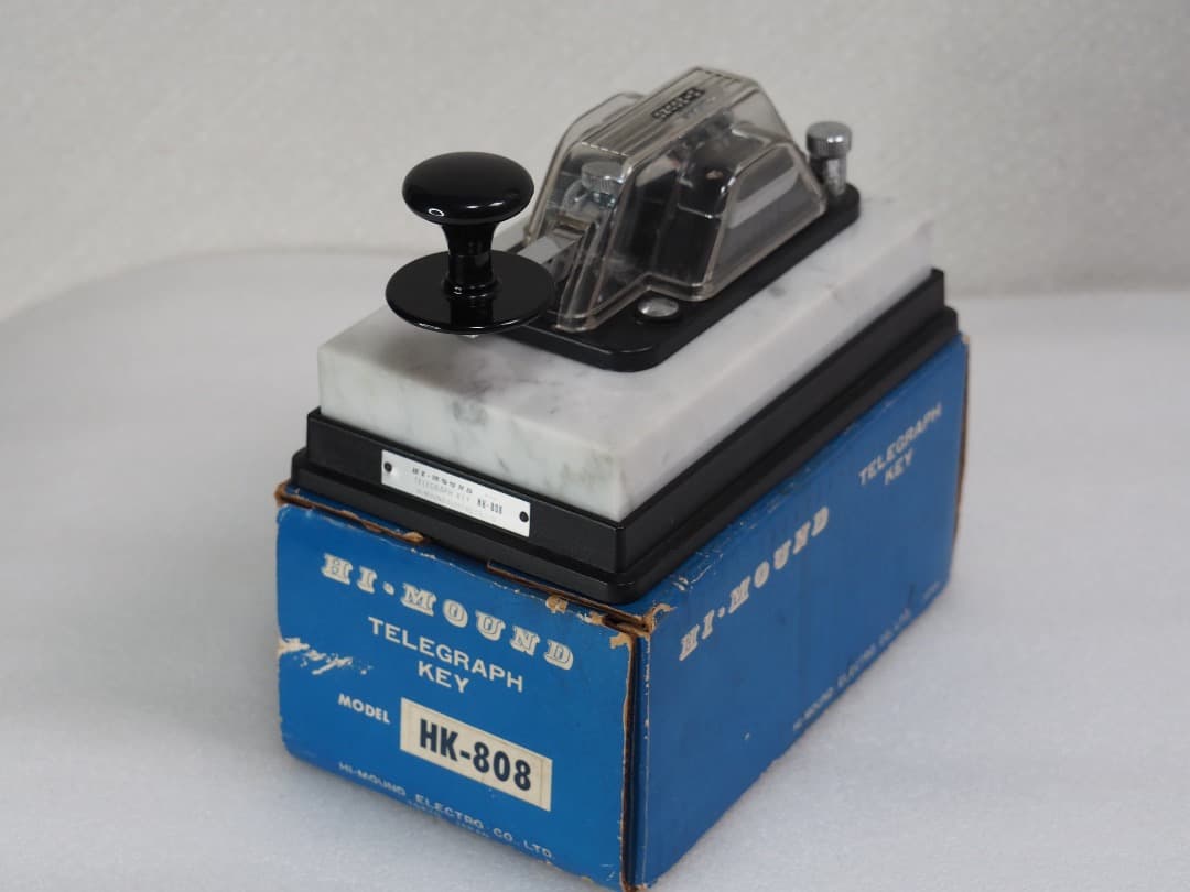 HI-MOUND ハイモンド HK-808 電けん （電信キー）箱付き