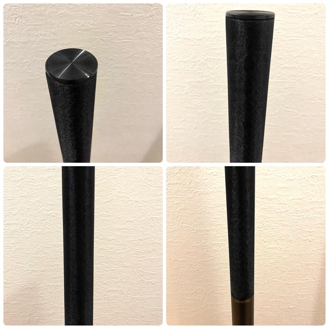 ONKYO オンキョー D-077E ブラック スピーカー ペア