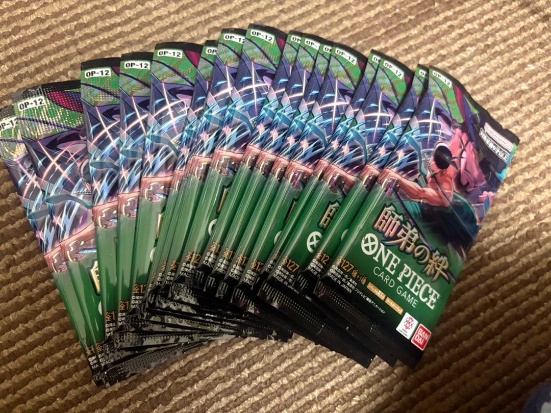 ワンピ　ONE PIECE カードゲーム 115パックセット　出涸らし