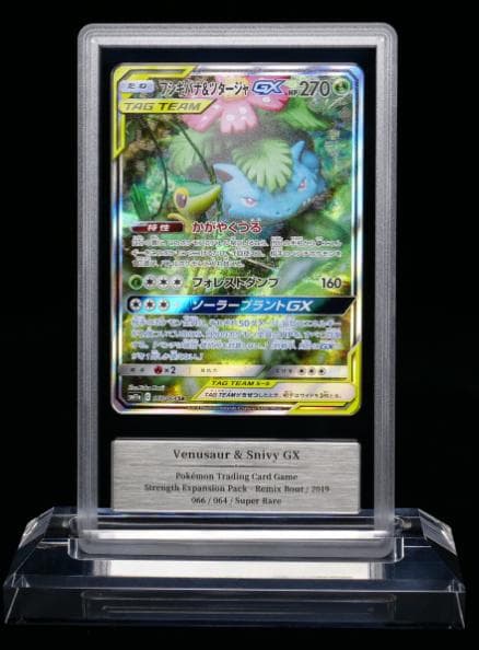 【Gemix10Gold】フシギバナ＆ツタージャGX SR PSA10