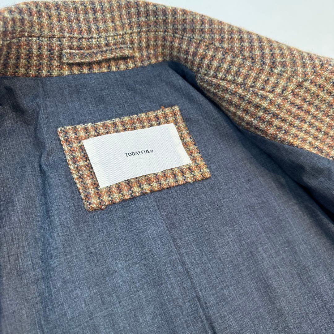 ◼️新品TODAYFUL ウールチェックジャケット SIZE36