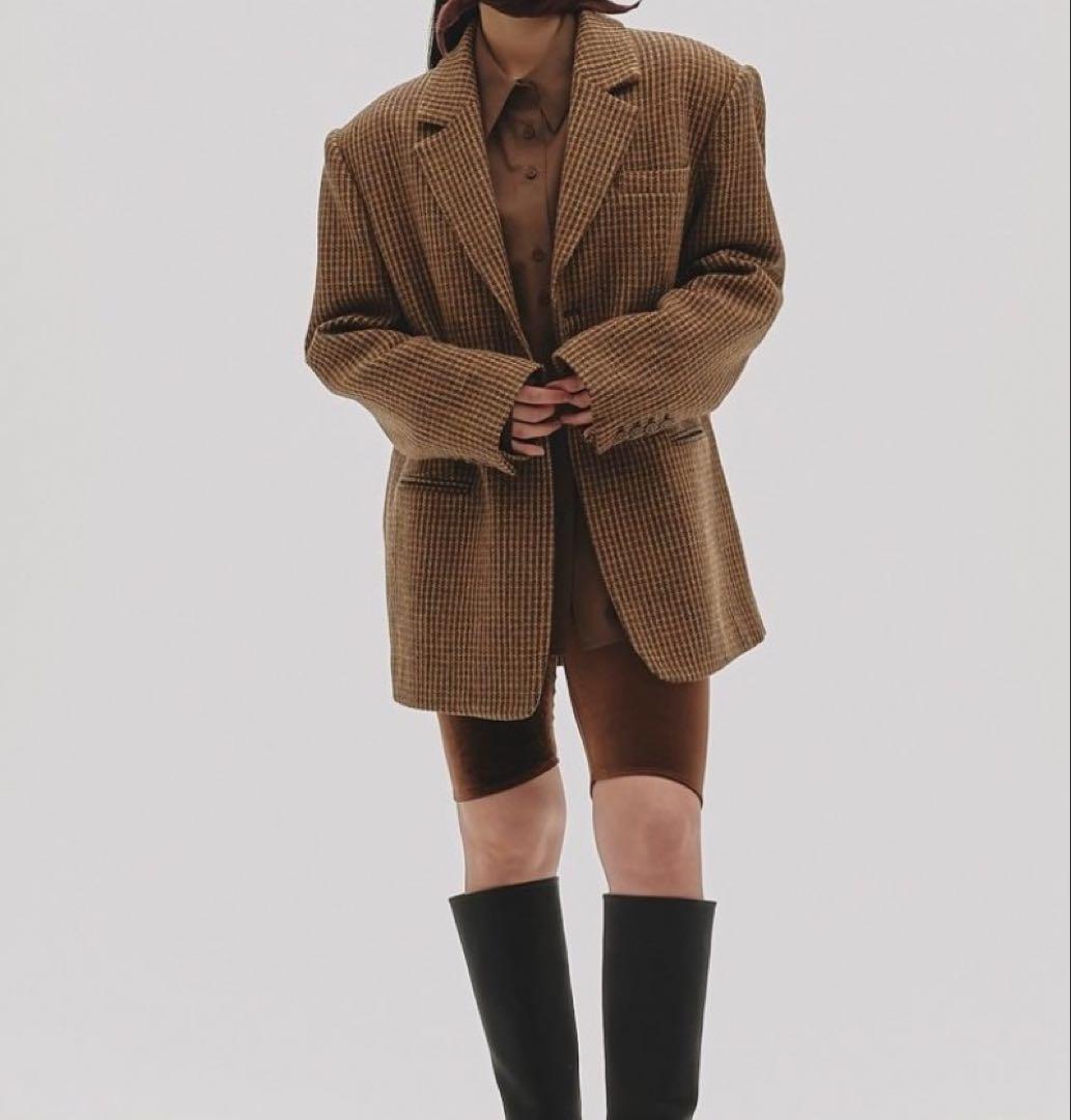 ◼️新品TODAYFUL ウールチェックジャケット SIZE36