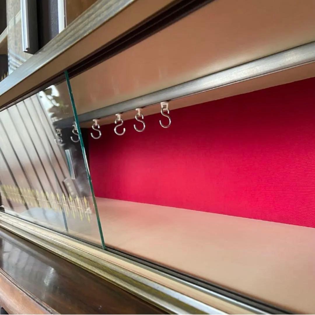 ビンテージ　キャビネット　カップボード　キッチン収納家具　昭和レトロ