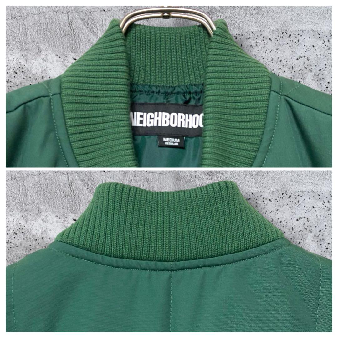 【極美品・中綿入り・希少カラー】ネイバーフッド ワークベスト 緑M 稲葉 長瀬