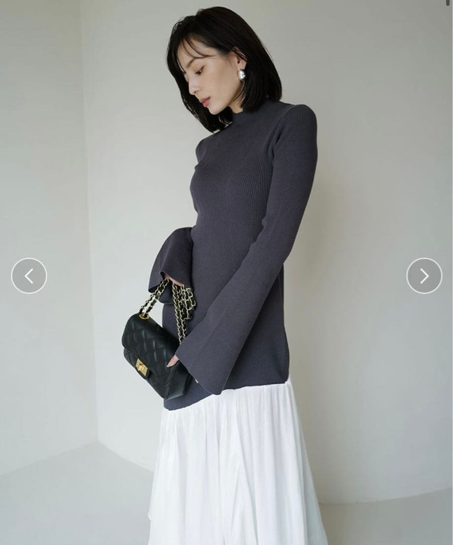 anuans ドッキングニットワンピース⋈﻿