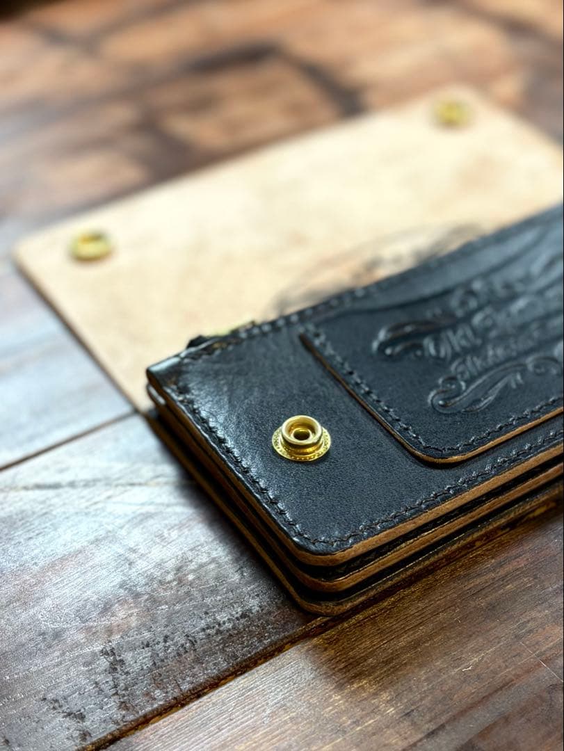 トラッカーウォレット TW-01 茶芯 ヌメ 手染め