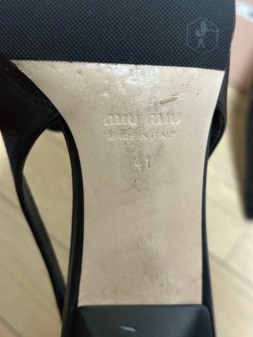 miu miu ミュウミュウ スリングバック パンプス