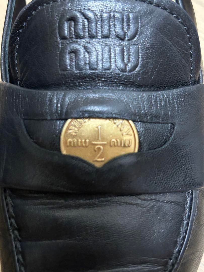 miu miu ミュウミュウ スリングバック パンプス