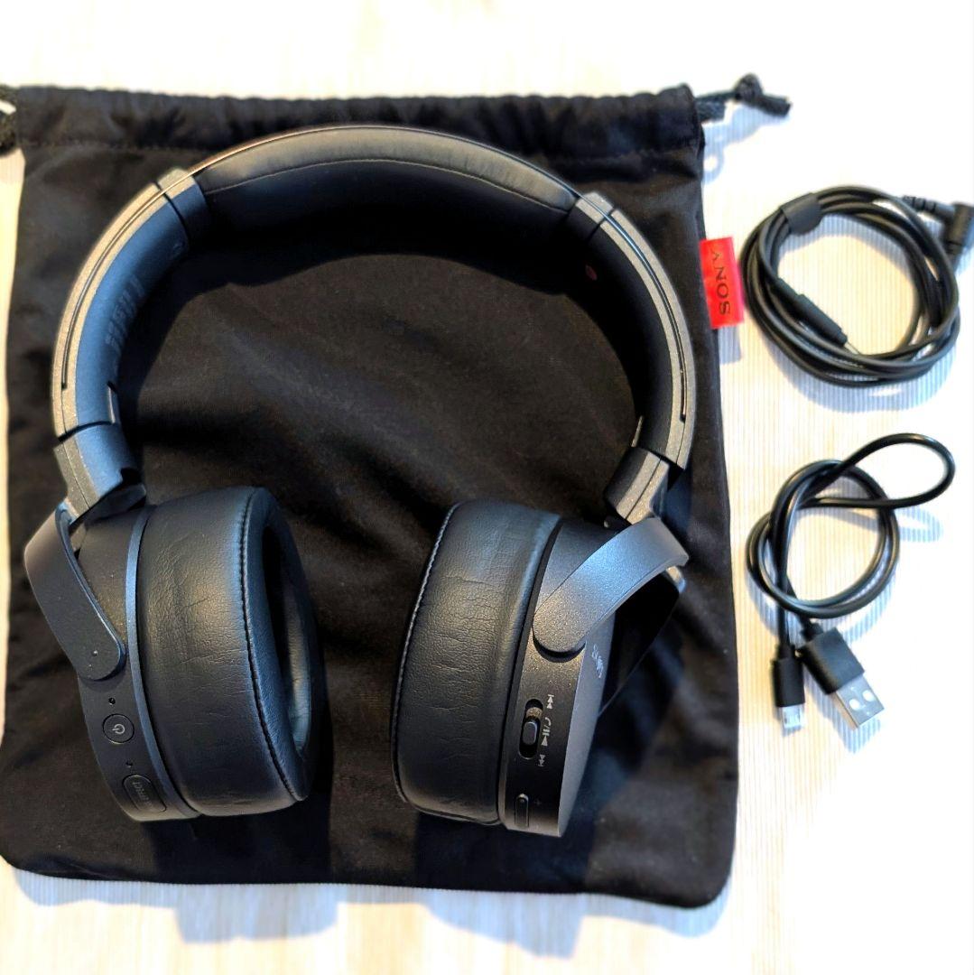 SONY MDR-XB950N1 ワイヤレスヘッドフォン　ブラック