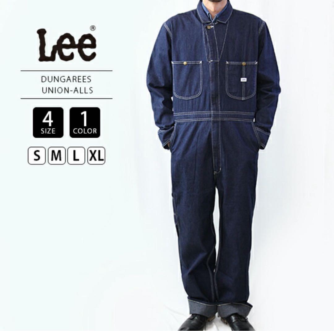 【ほぼ美品】Lee ダークデニム オーバーオール Sサイズ