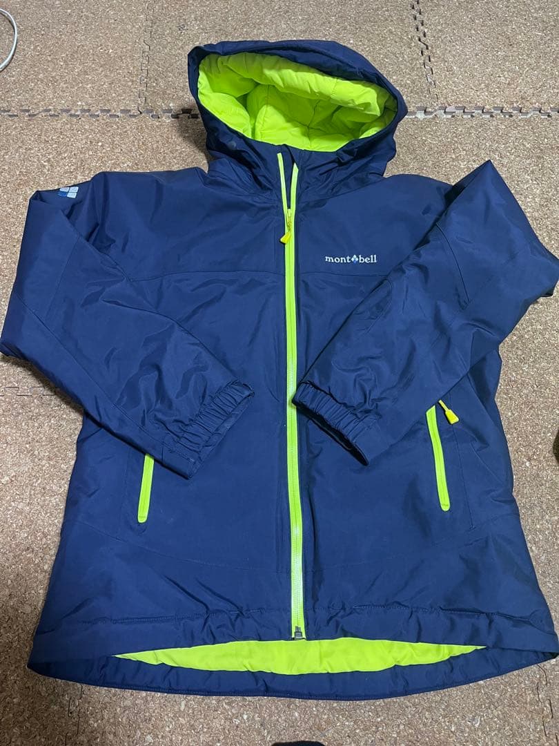 mont-bell 子ども用スキーウェアセット パウダーステップバーカ 150