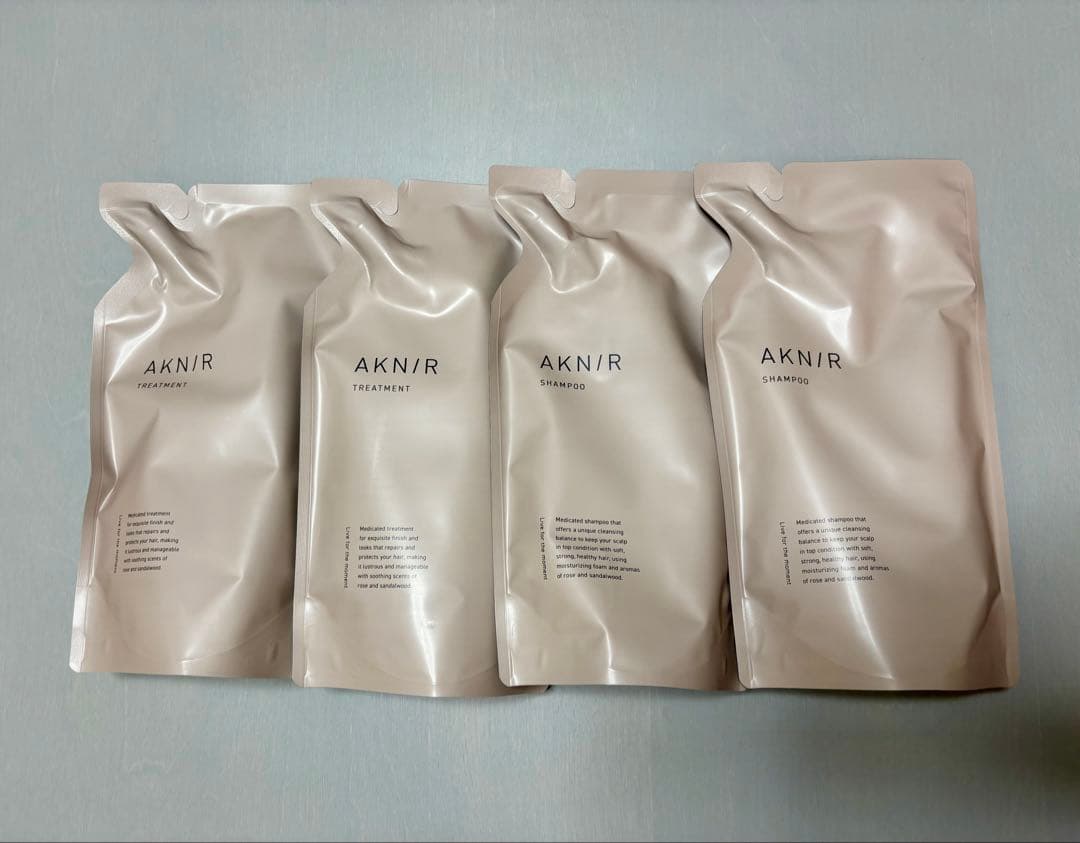 AKNR シャンプー、トリートメント4個セット