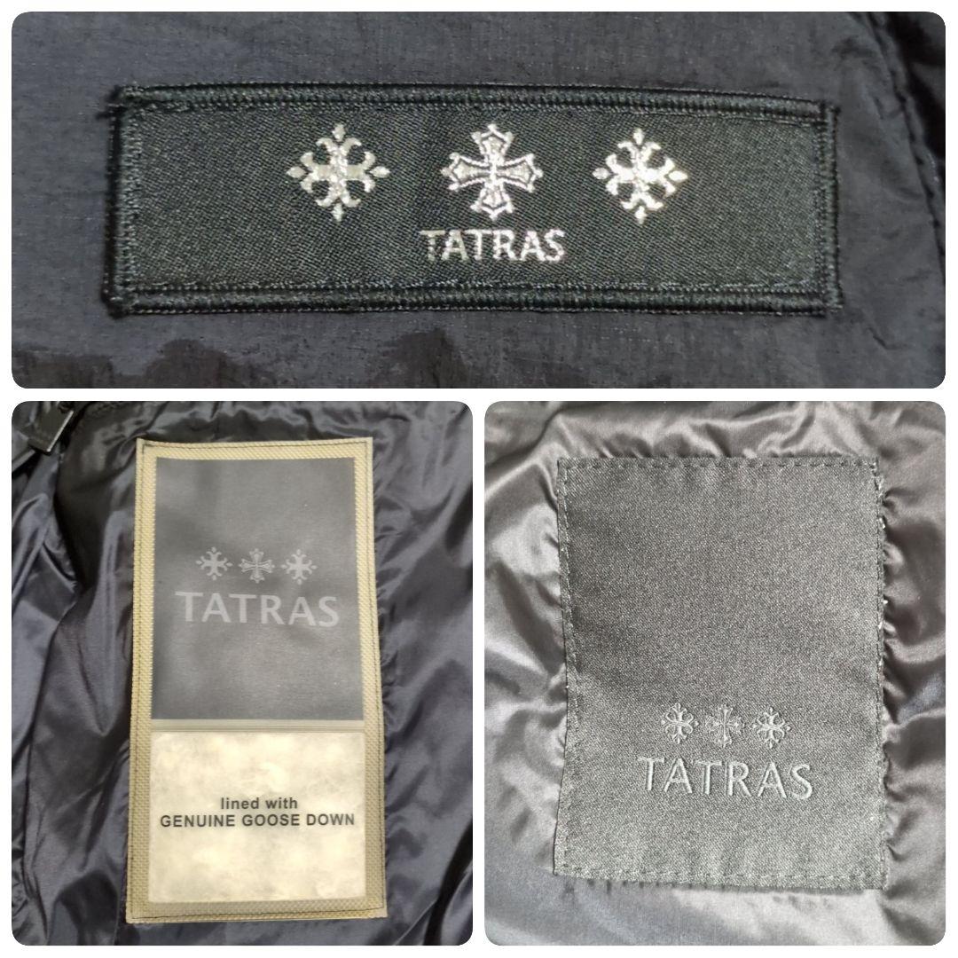 美品 TATRAS CURONE 2WAY ダウンベスト M ブラック