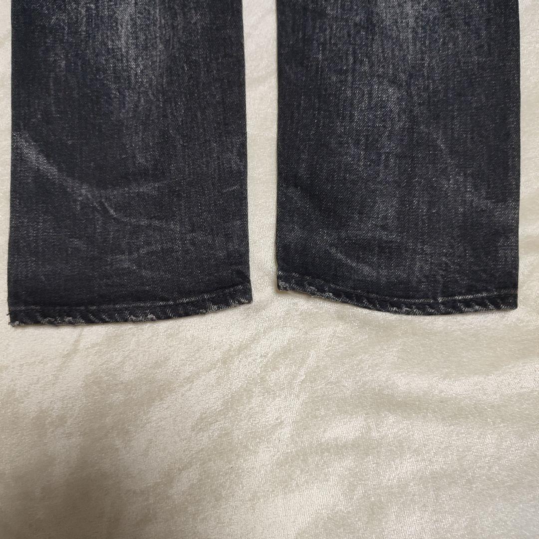 美品YANUK×BerBerJin デニムパンツブラックW28ヴィンテージ藤原裕