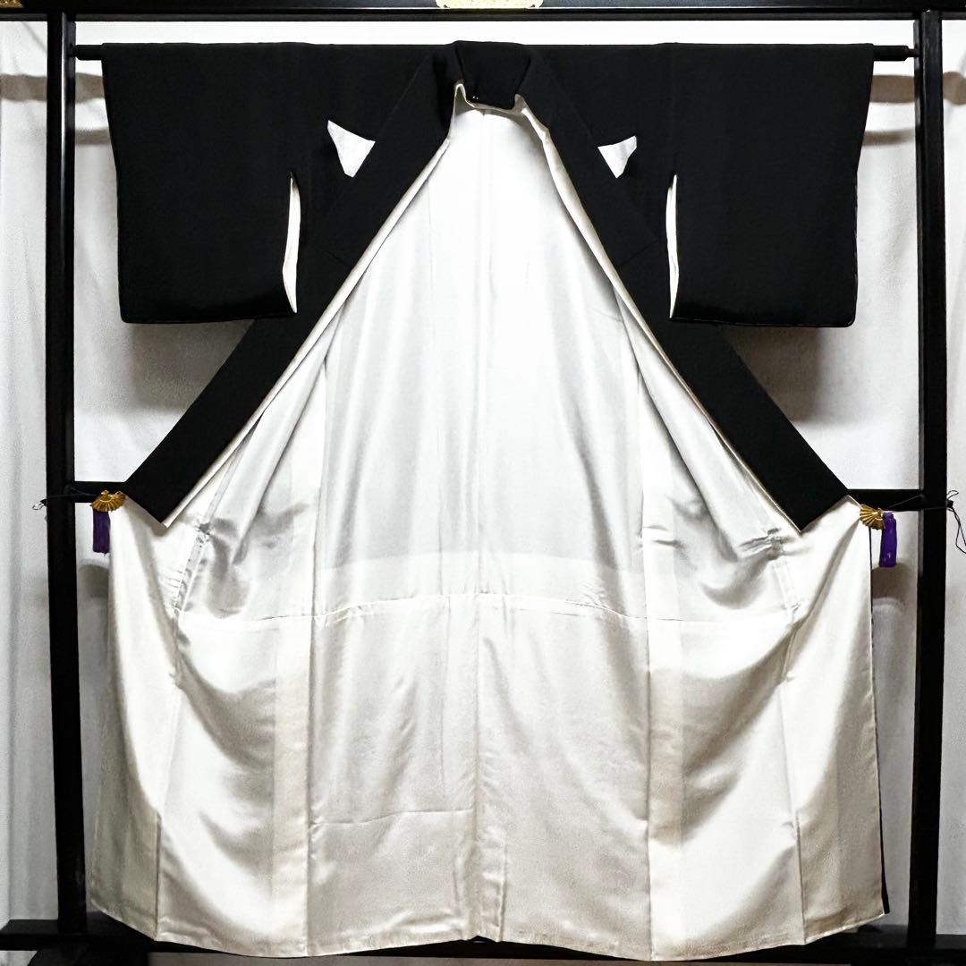 【625】加賀友禅作家「北田弓子」落款入り 黒留袖