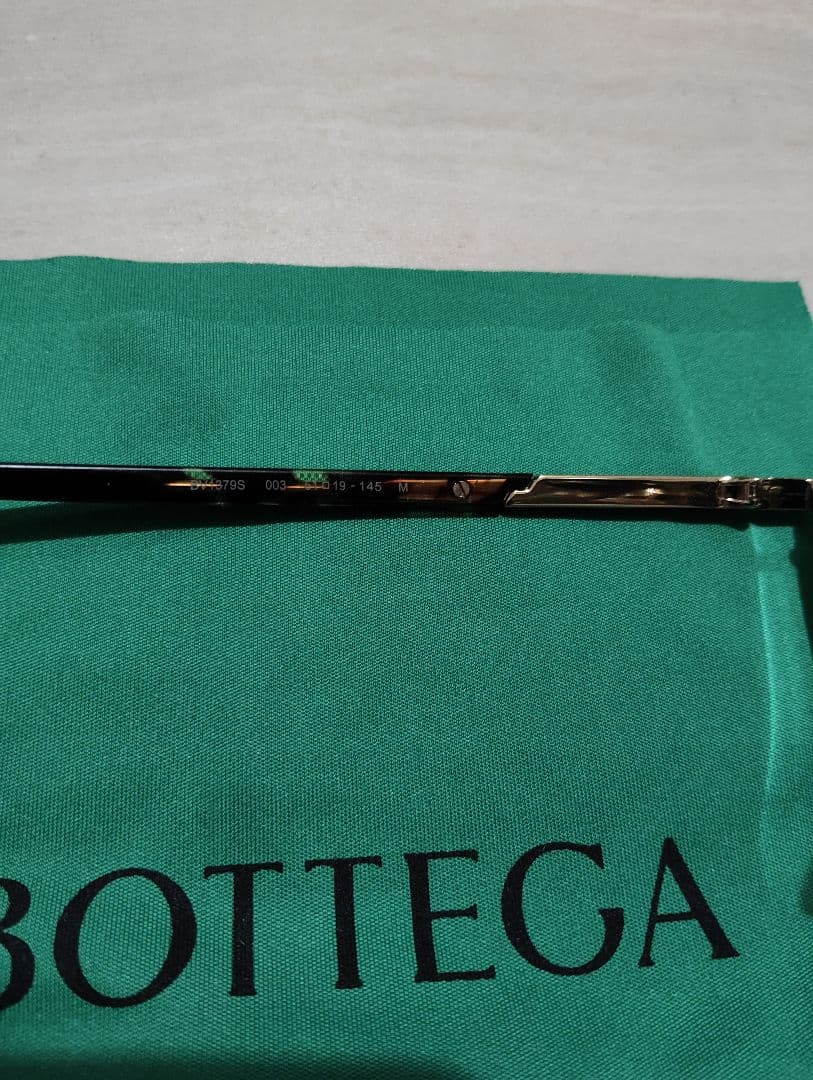 BOTTEGA VENETA リムレス ゴールドフレーム試着のみ付属品完備