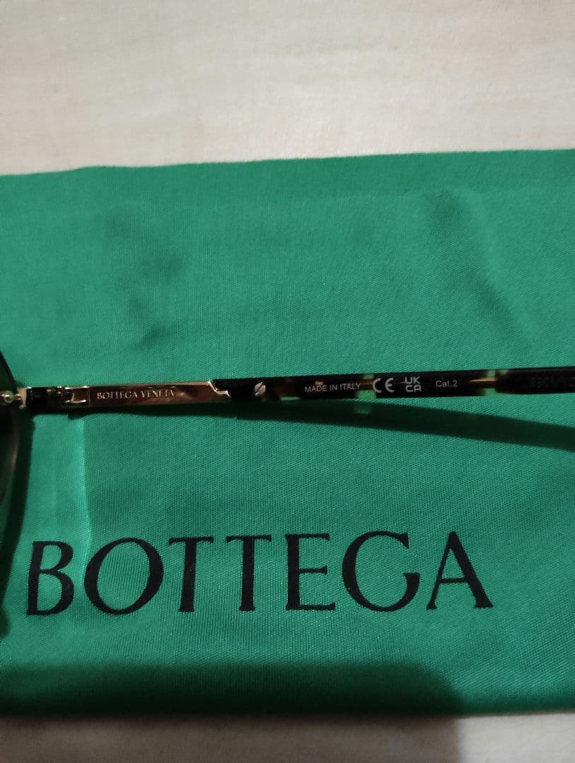 BOTTEGA VENETA リムレス ゴールドフレーム試着のみ付属品完備