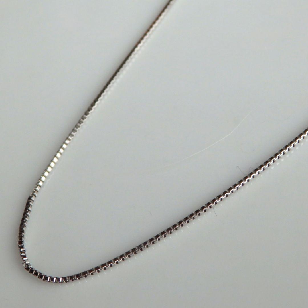 八割れ猫　プラチナネックレス　ベネチアンチェーン　フリーアジャスター付き