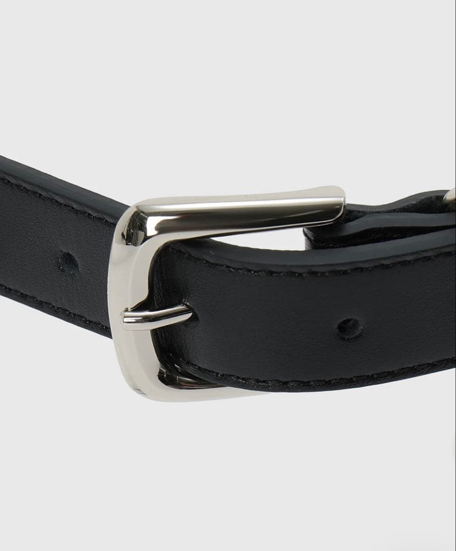 JOSE MOON ブラックベルトパール付き　D BELT with PEARL
