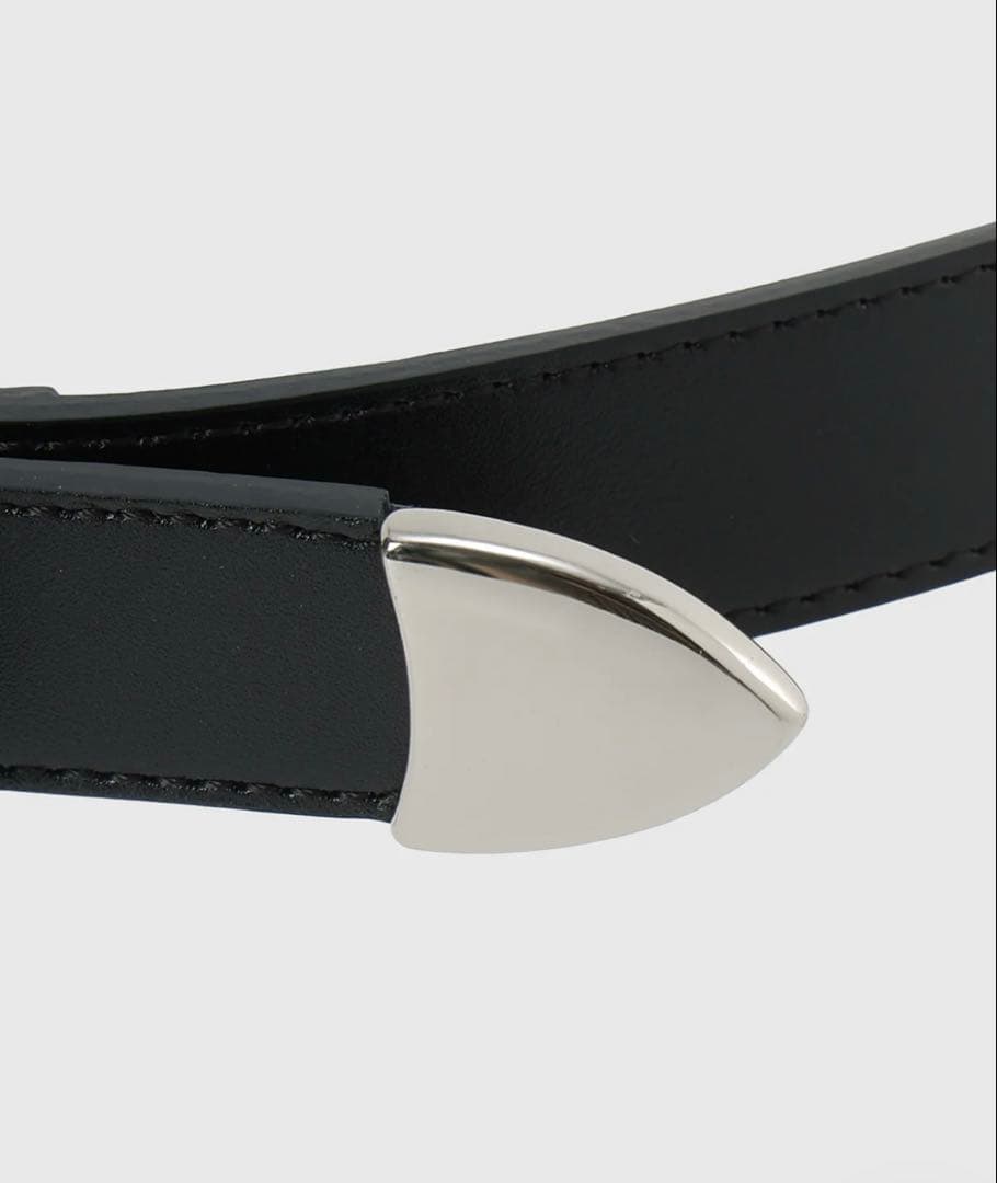 JOSE MOON ブラックベルトパール付き　D BELT with PEARL