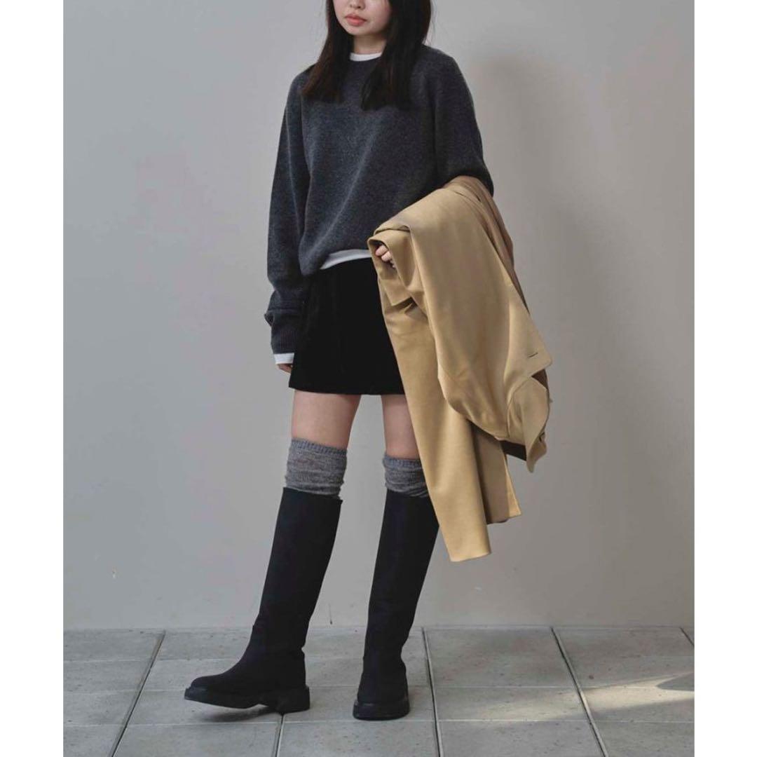 美品 TODAYFUL Velour Square Skirt / 38