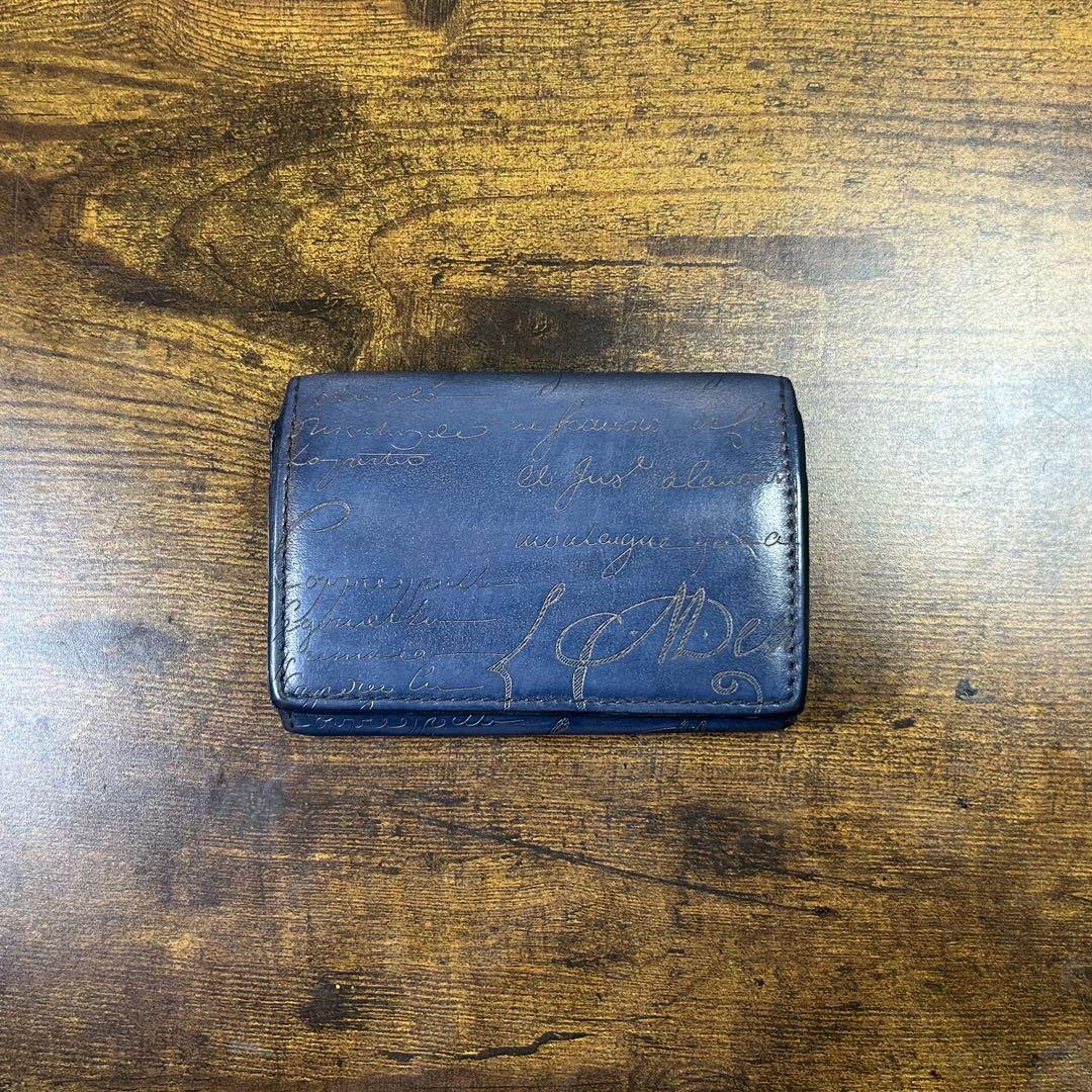 約9.9万円　極美品　Berluti インヴィア フラップ 名刺入れ