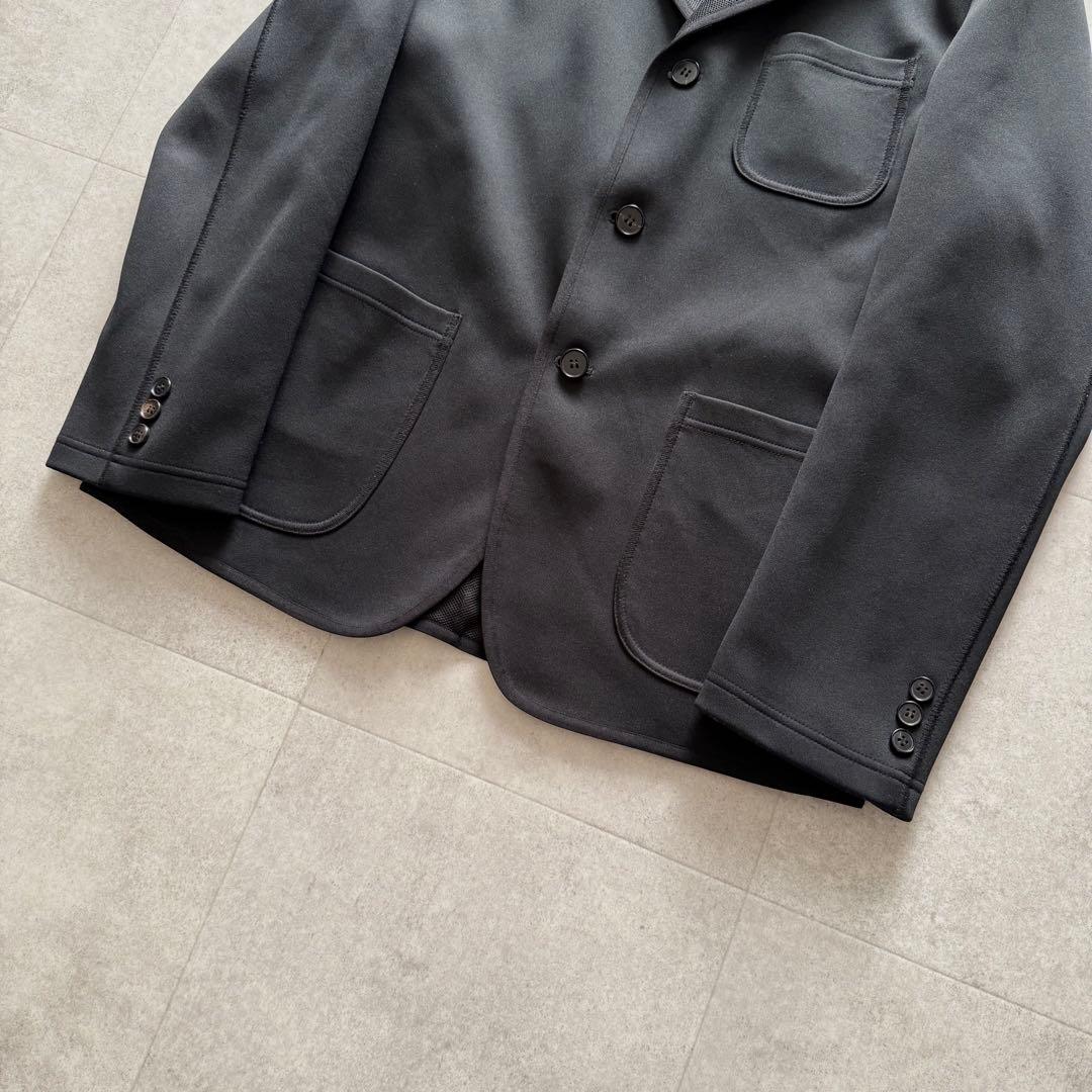 コムデギャルソンオム　ジャケット　ロゴ　メッシュ　黒　AD2019