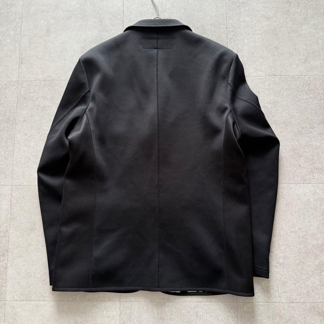 コムデギャルソンオム　ジャケット　ロゴ　メッシュ　黒　AD2019