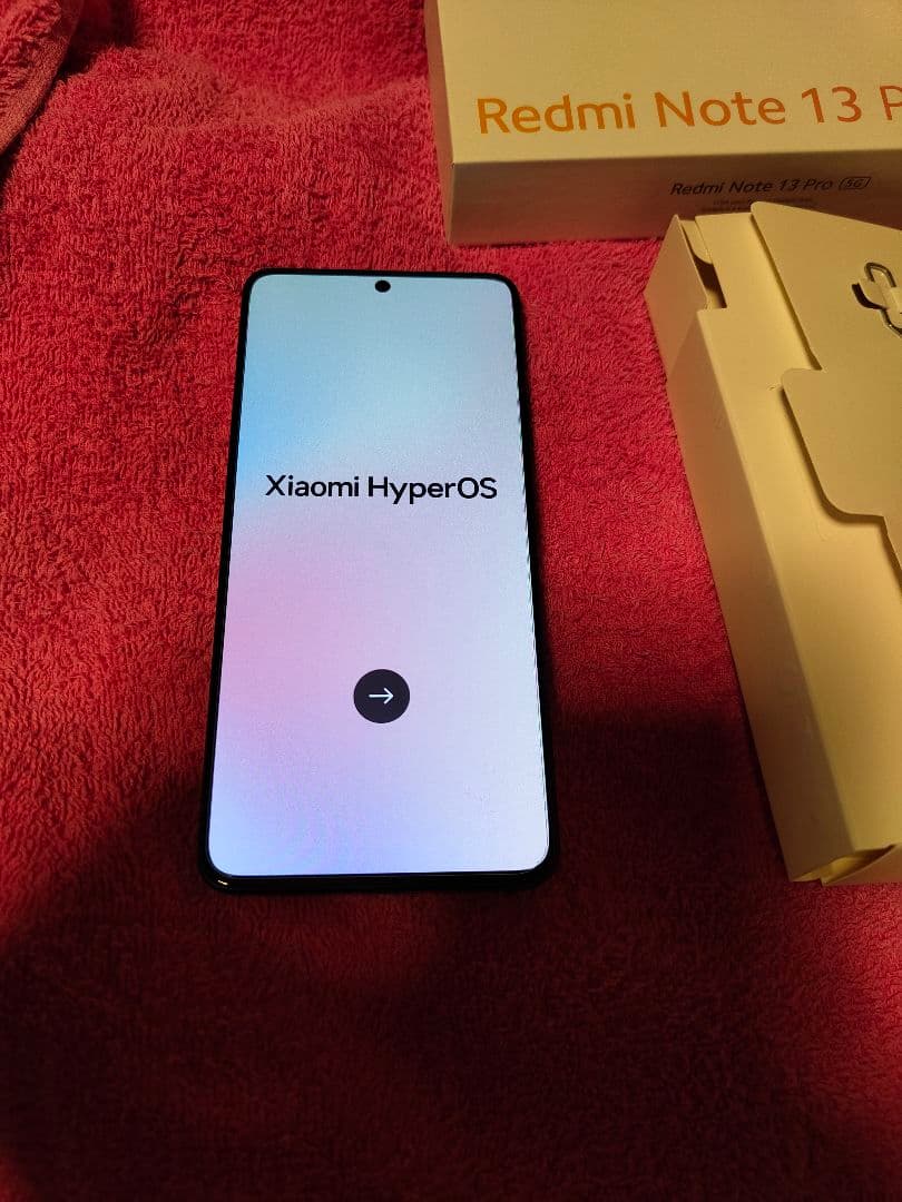 Redmi Note 13 Pro 5G XIG05 ブラック 本体