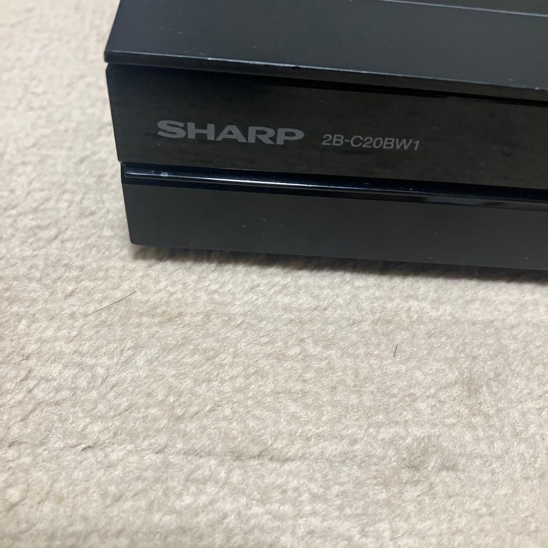 美品 SHARP　AQUOS　ブルーレイ　2B-C20BW1　2020年製