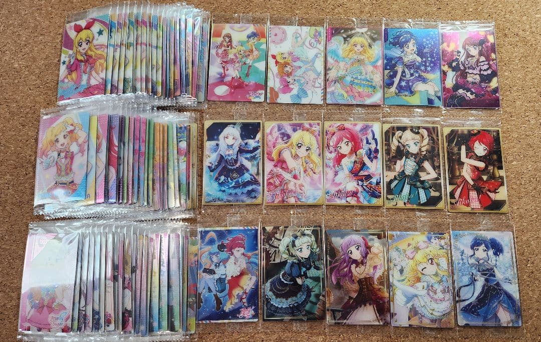 アイカツウエハース　1~3　全77種フルコンプ　内袋未開封