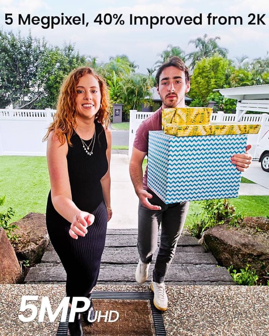 ❇️送料無料❇️ AOSU 5MP画質 インターホン ワイヤレス ドアベル