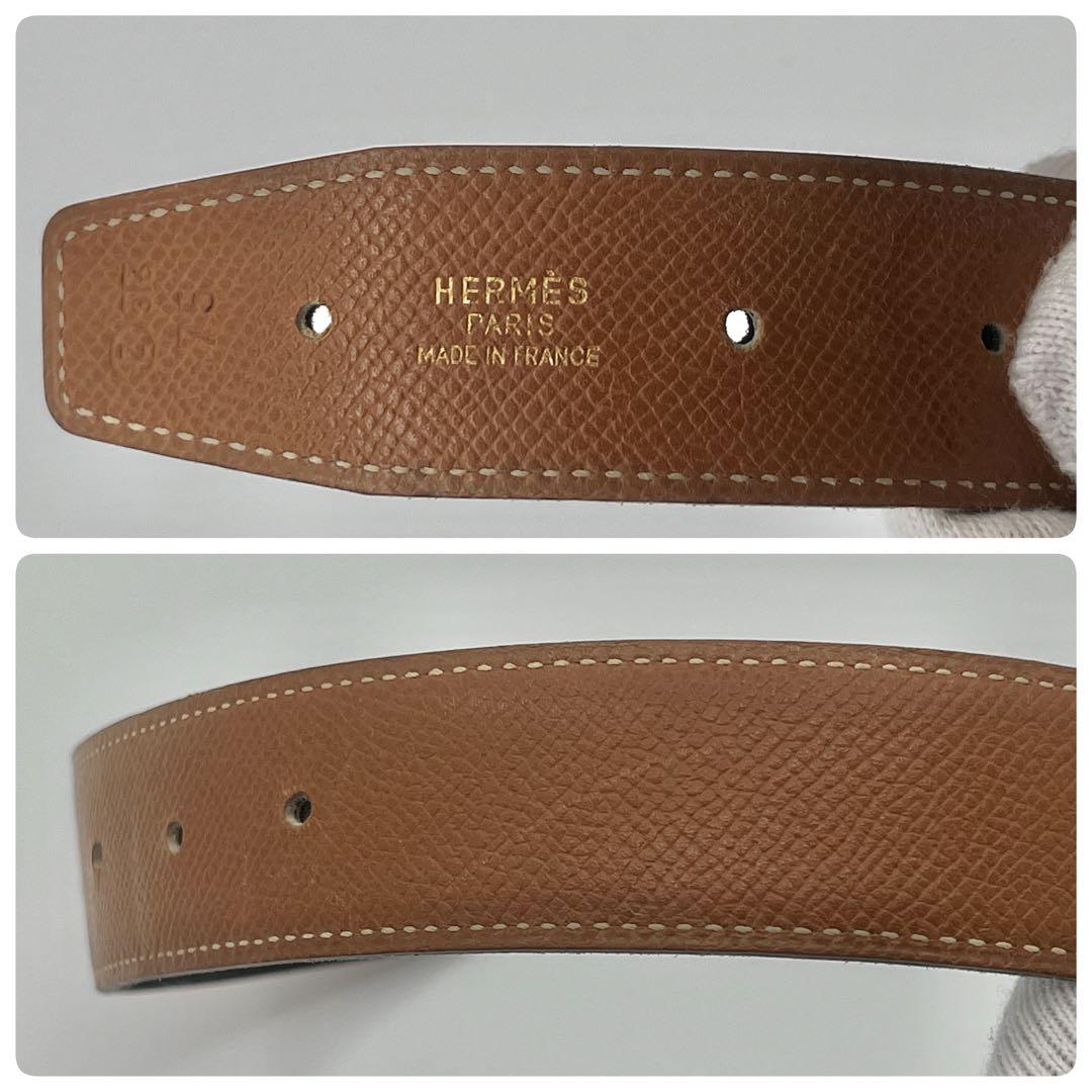 HERMES エルメス　ベルト レザー ホースモチーフ　75 ○Z刻印