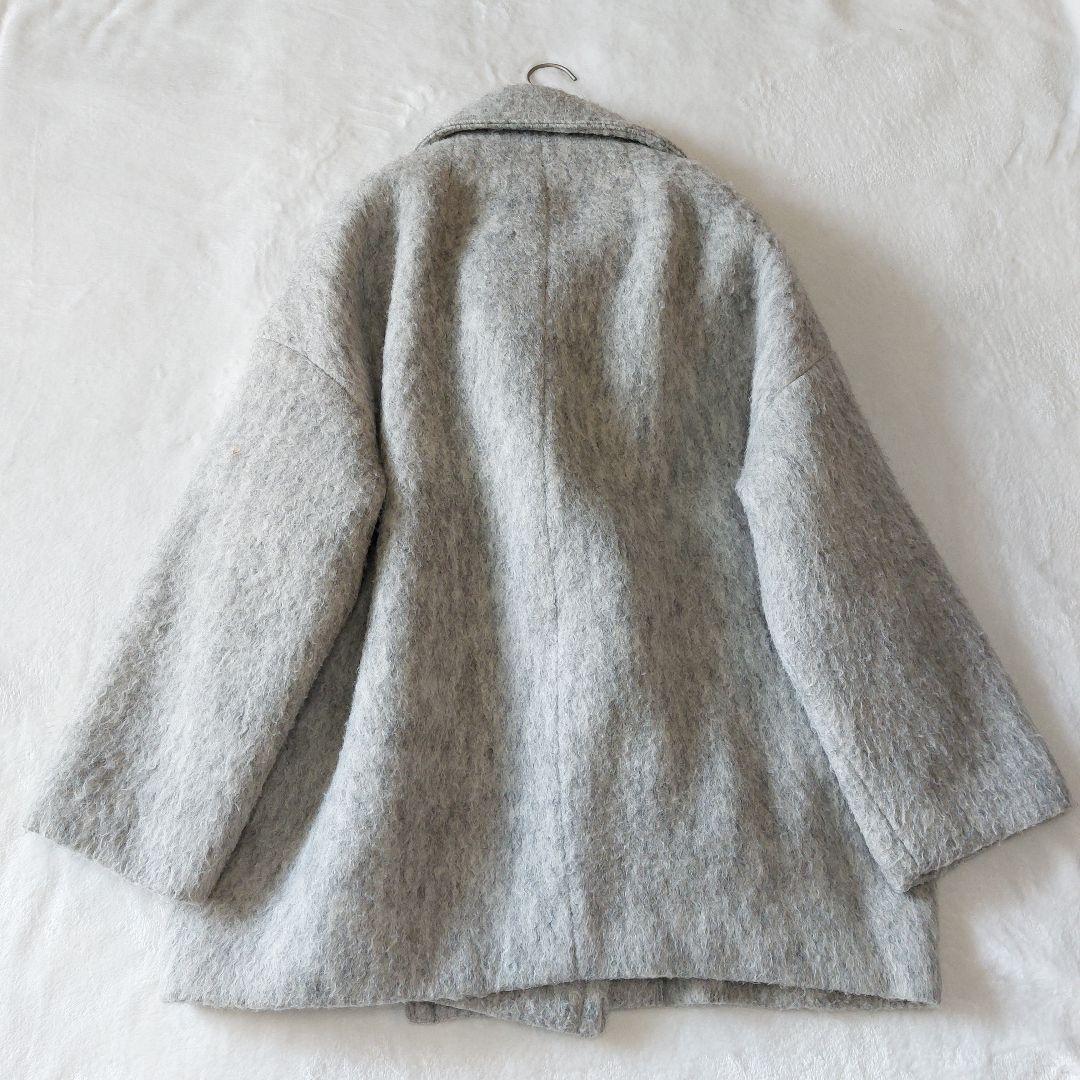 コラージュ ガリャルダガランテ シャギーコート ステンカラー スタンドネック