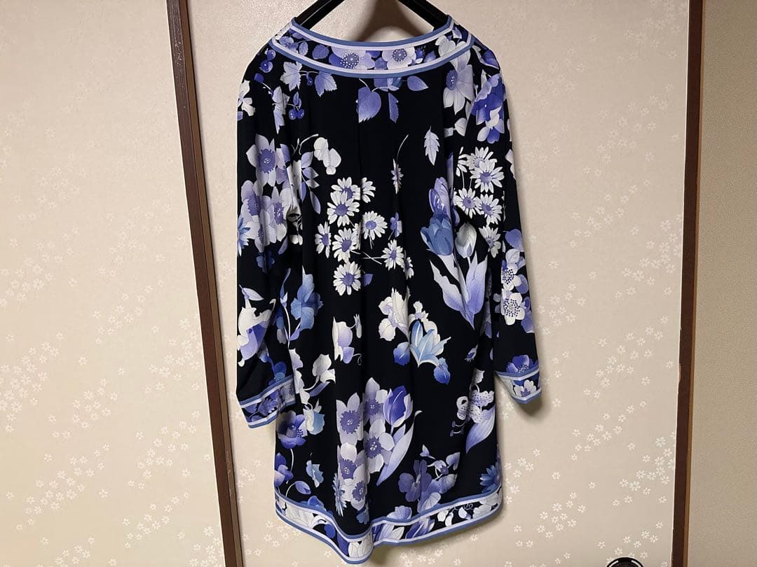 LEONARD FASHION チュニック カンカン素材 40サイズ レオナール