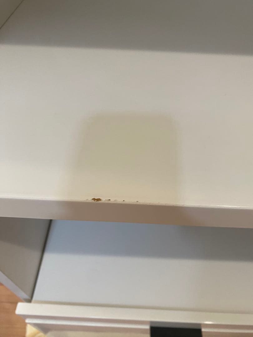 【merci】ホワイト レンジボード 引き出し付き