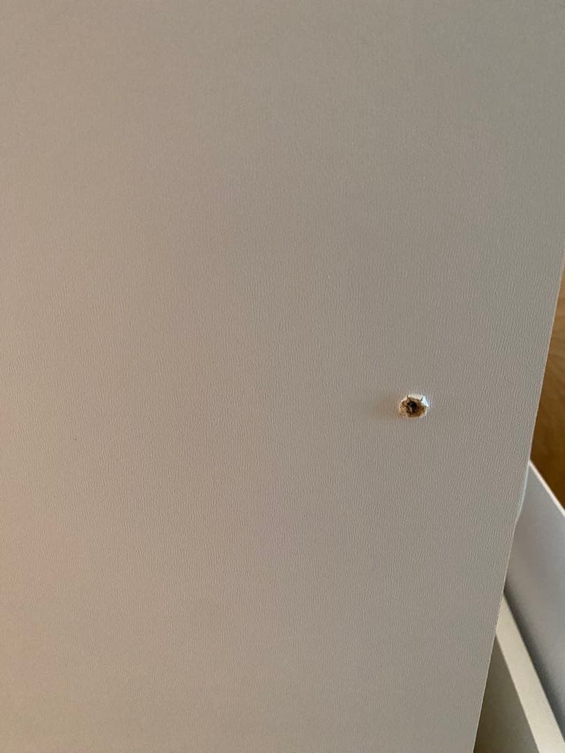 【merci】ホワイト レンジボード 引き出し付き