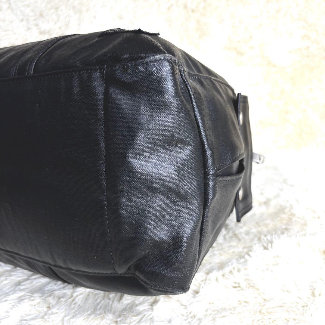 【希少】ポーター　ボストンバッグ トートバッグ 黒　ナイロン　レザー　大容量