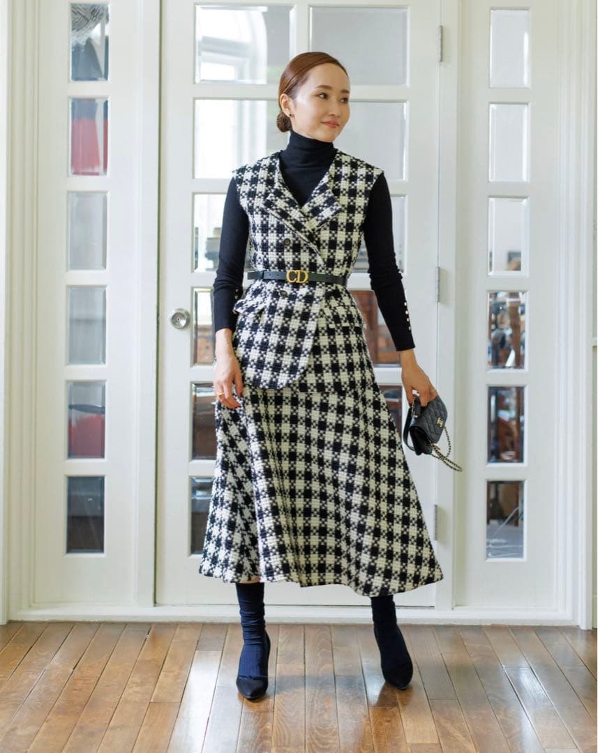 【完売/レア】BLUELEA ブルレア オリジナル ツイードジレ ベスト