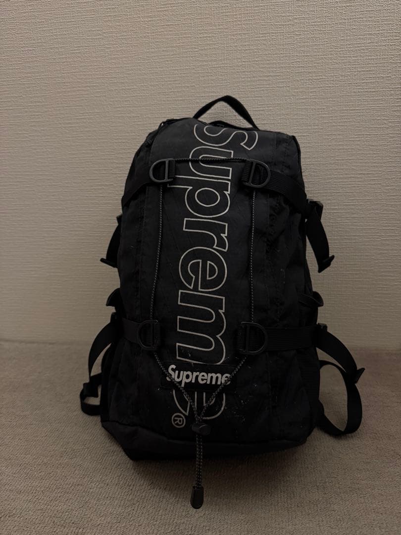 18FW Supreme Backpack バックパック ブラック