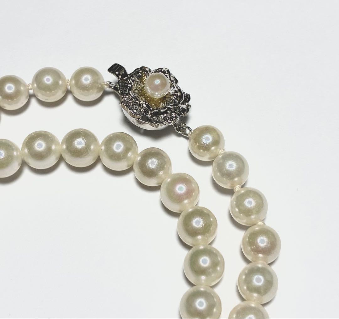 あこや真珠 ネックレス　パール　約7mm テリ良好　入学　卒業式　冠婚葬祭