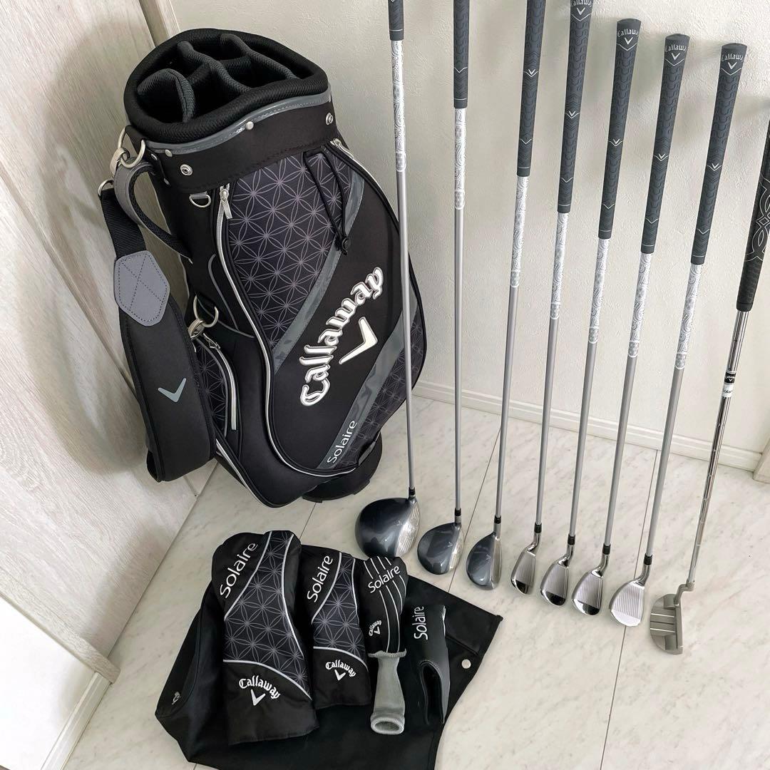 ほぼ新品未使用　最新モデル　キャロウェイ　ソレイユ　レディースゴルフクラブセット