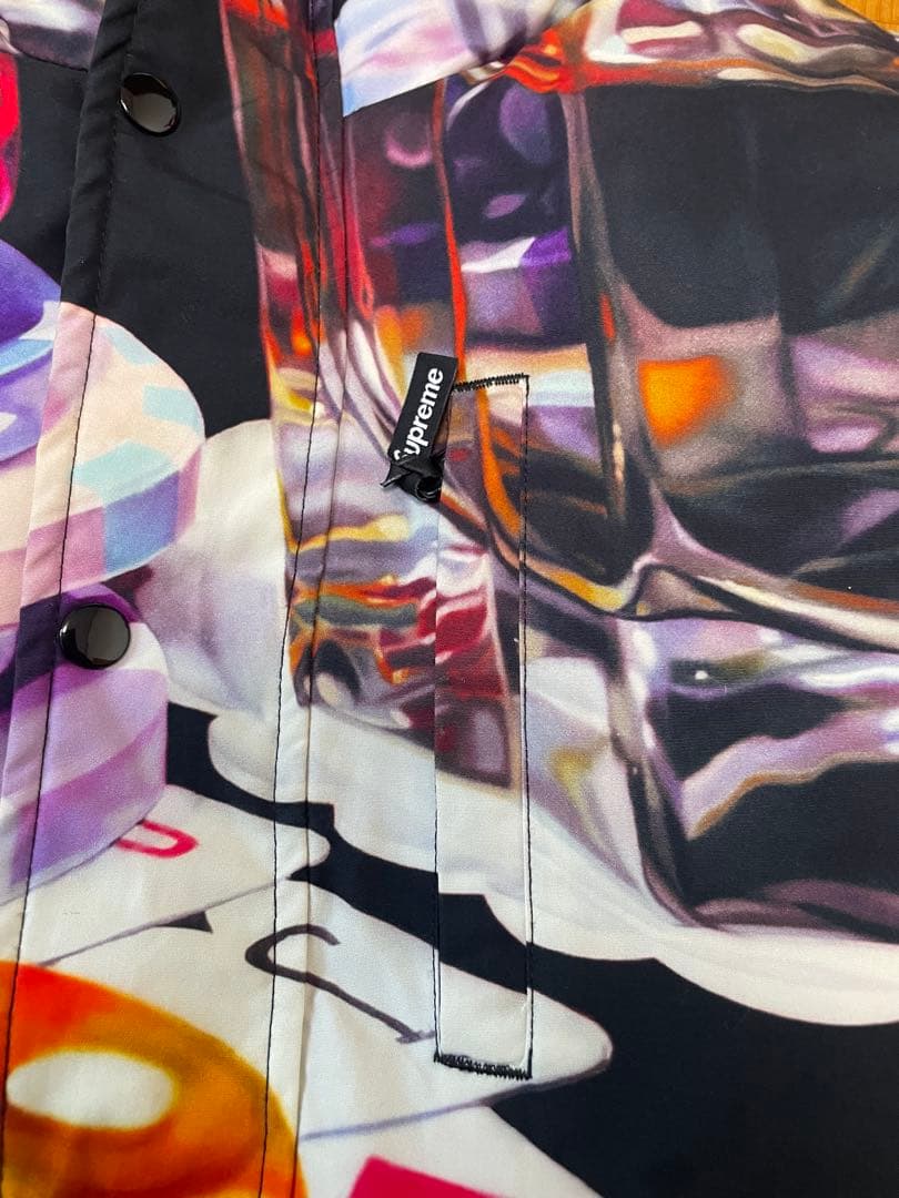 supreme カジノ グラッフィック ダウンジャケット シュプリーム M