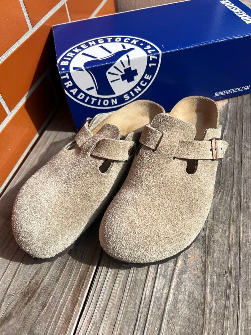 Birkenstock ボストン サボサンダルサイズ40ナロー幅