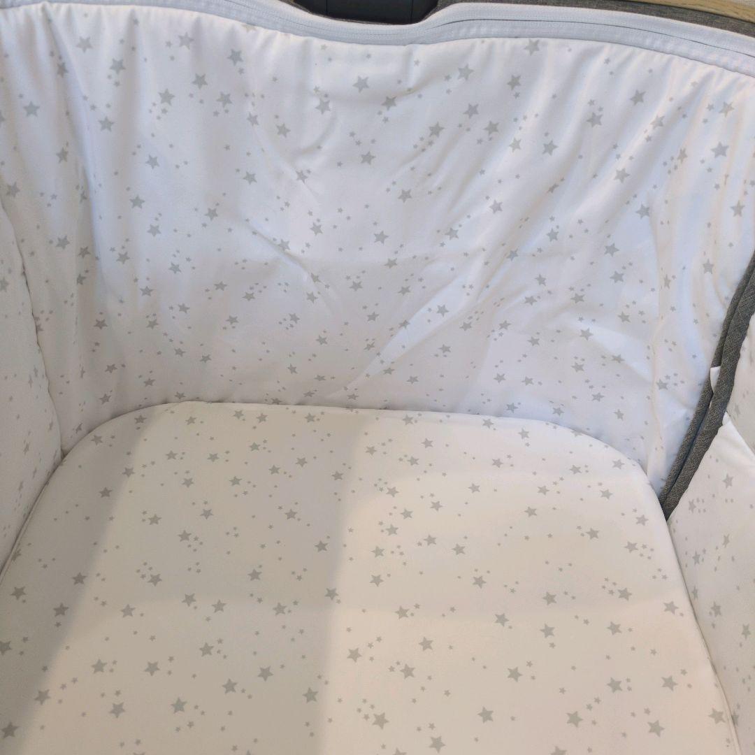 ベビーベッド グレー playkids Maydolly HZDMJ