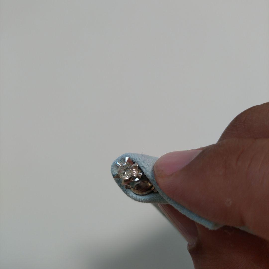 『最終値下』プラチナ Pt 0.37ct一粒ダイヤモンド ネクタイピン