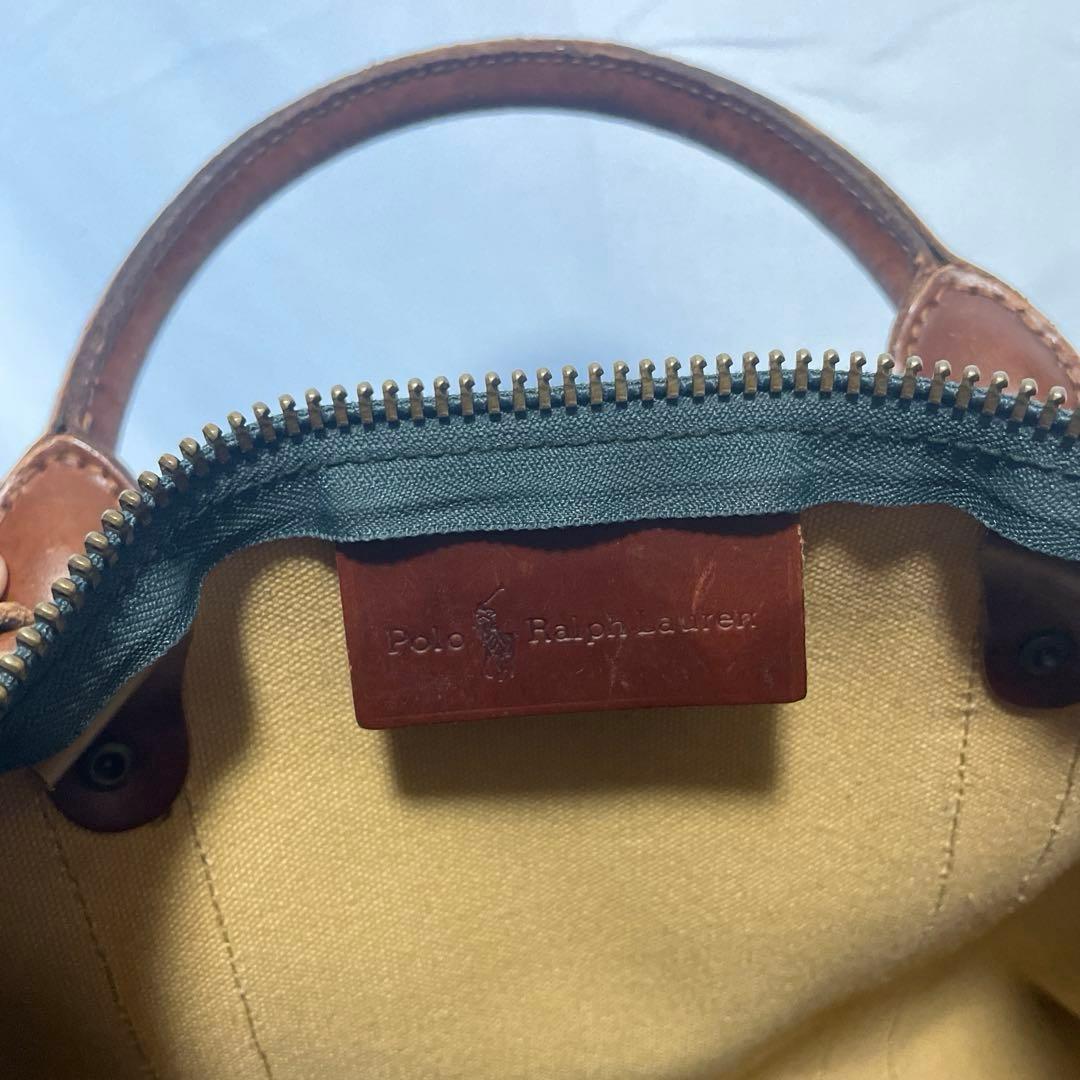 POLO RALPH LAUREN ボストンバッグ 2wayチェック柄 大容量