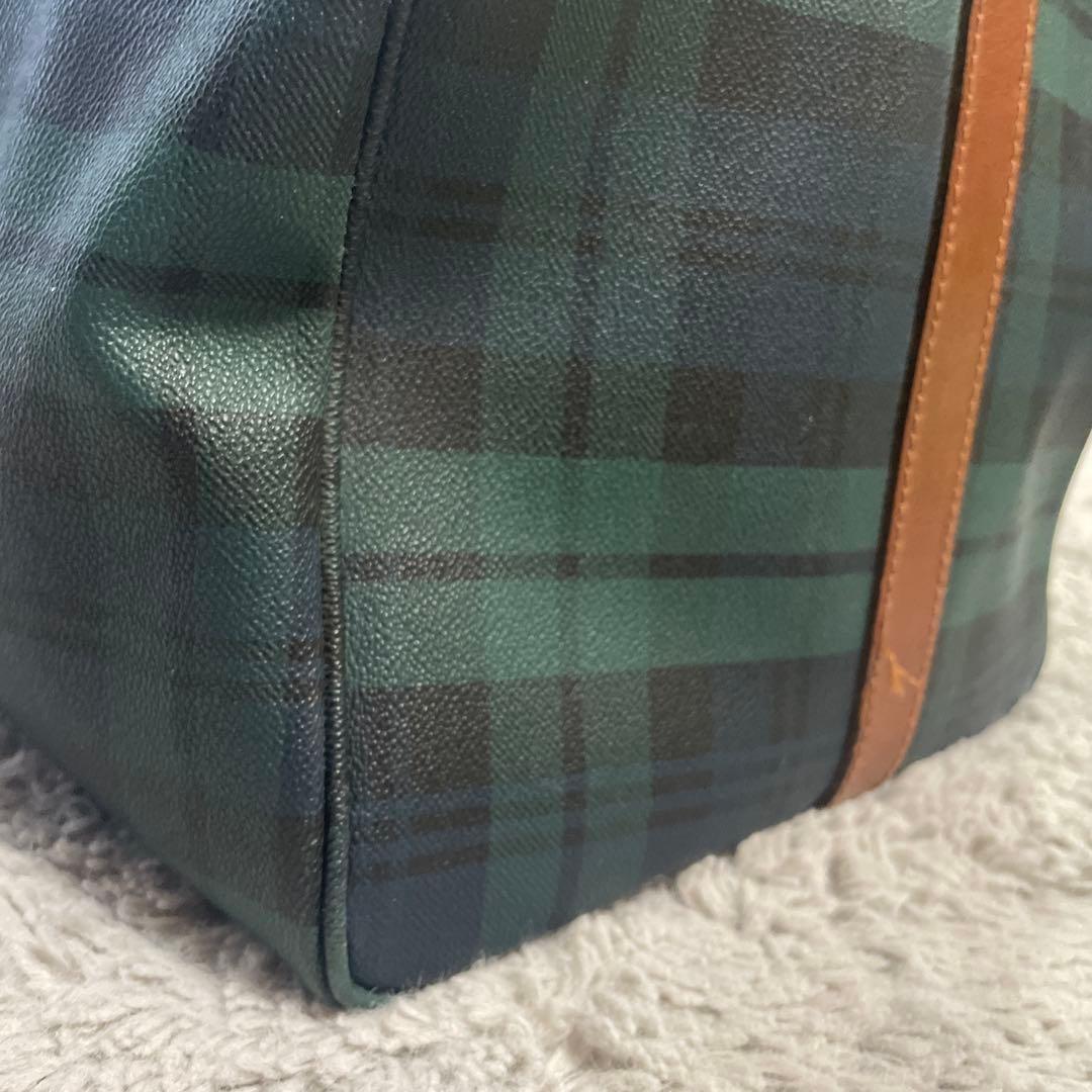 POLO RALPH LAUREN ボストンバッグ 2wayチェック柄 大容量