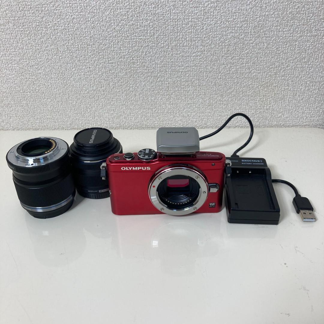 ▼OLYMPUS PEN Lite E-PL6　ミラーレス　カメラ　付属品あり