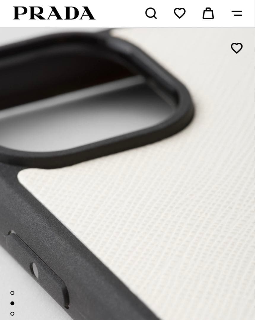 PRADA サフィアーノトライアングル iPhone14ケース